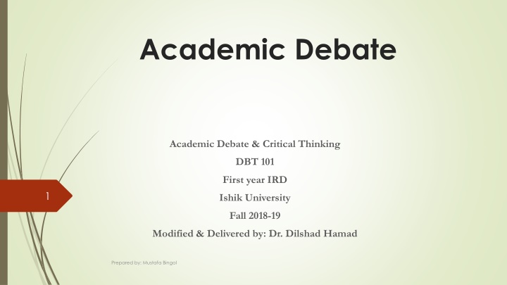 academic debate