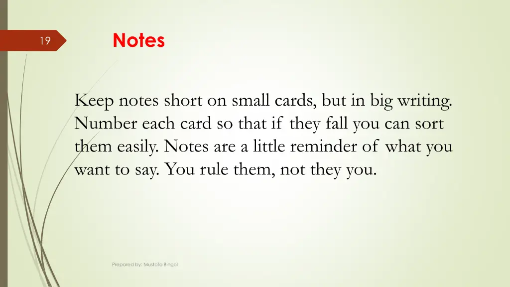notes