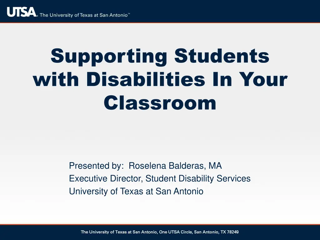 supporting students with disabilities in your