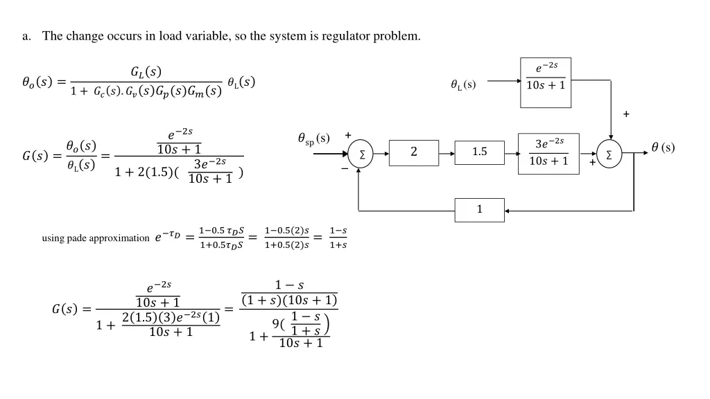 a the change occurs in load variable