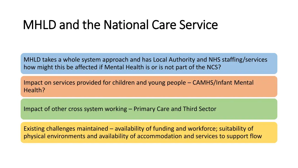 mhld and the national care service mhld