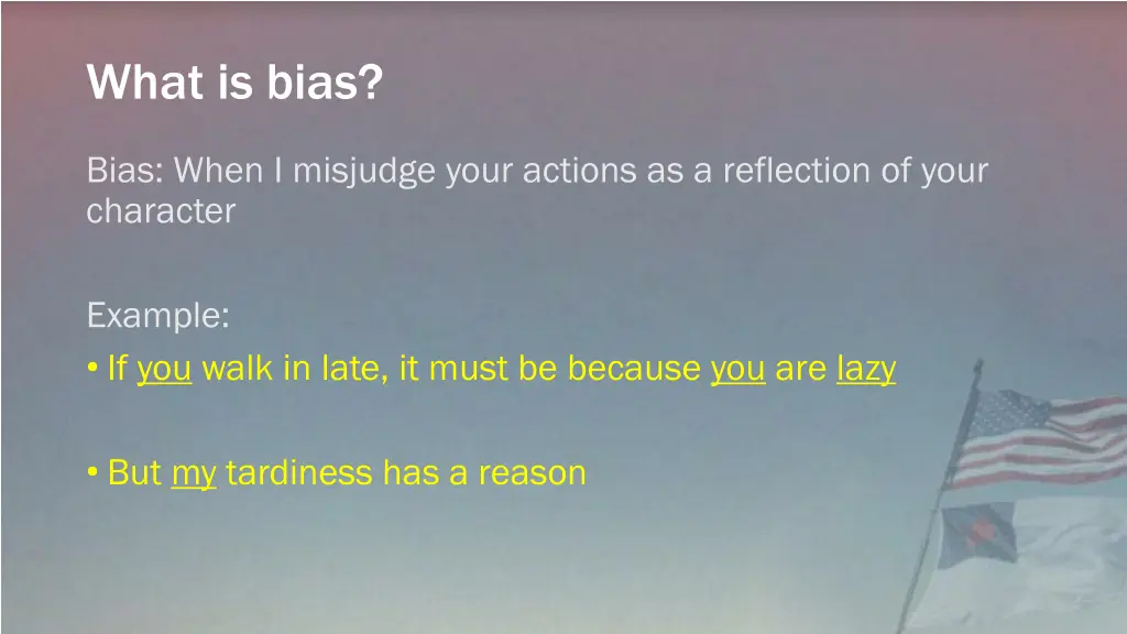 what is bias