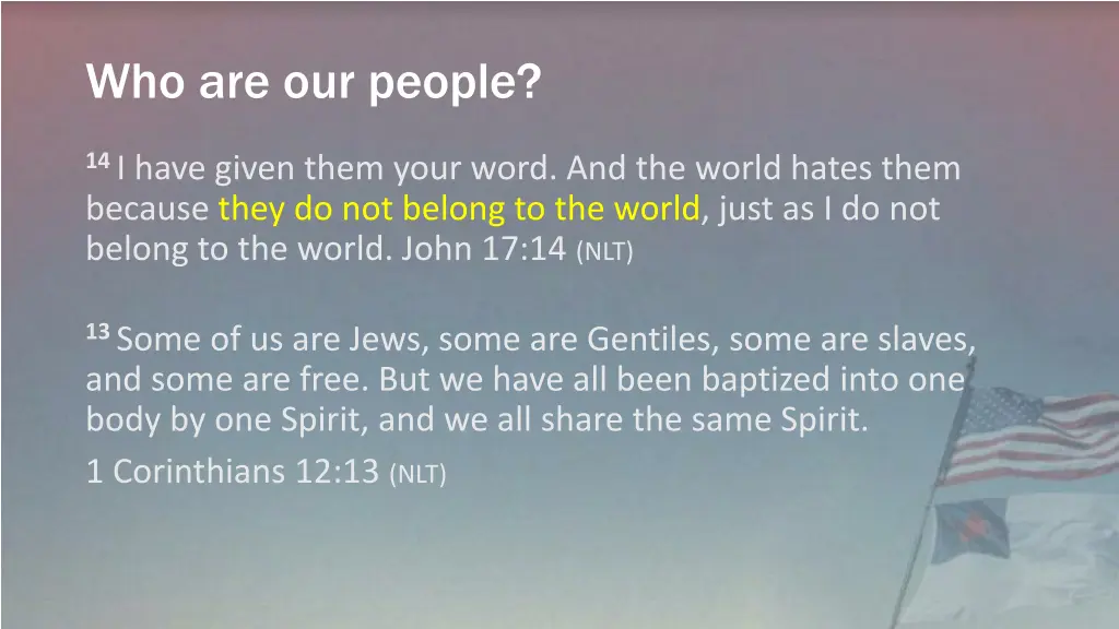 who are our people