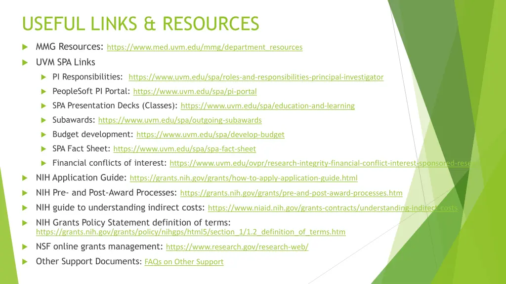 useful links resources