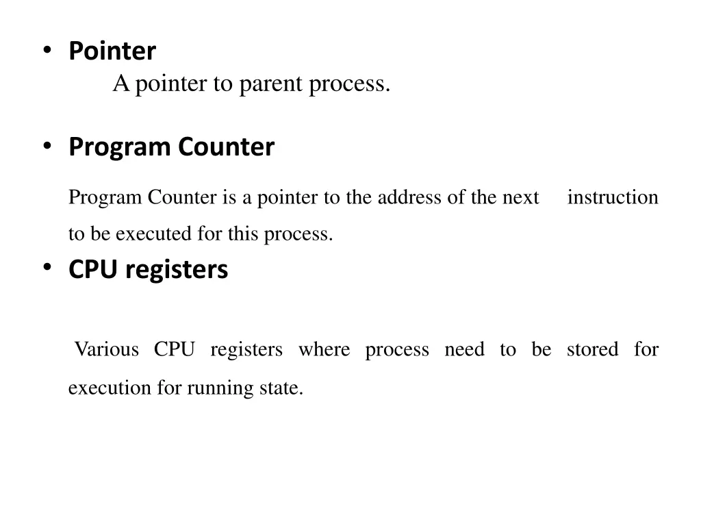 pointer