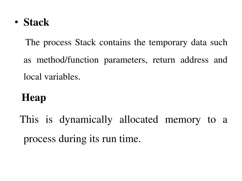 stack