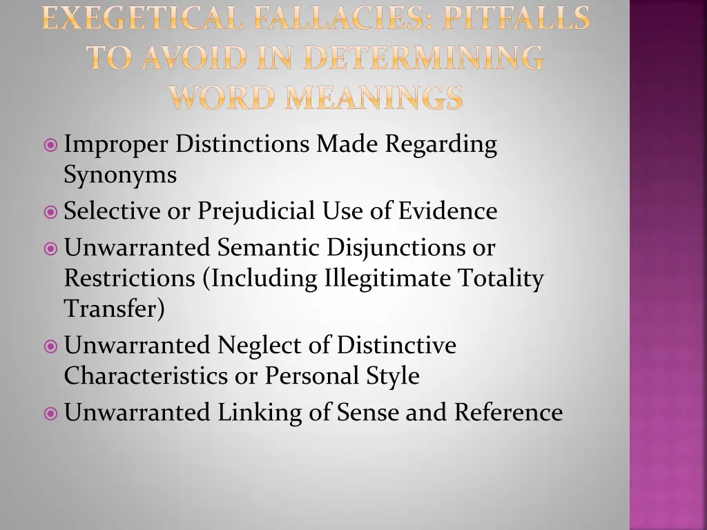 exegetical fallacies pitfalls to avoid 2