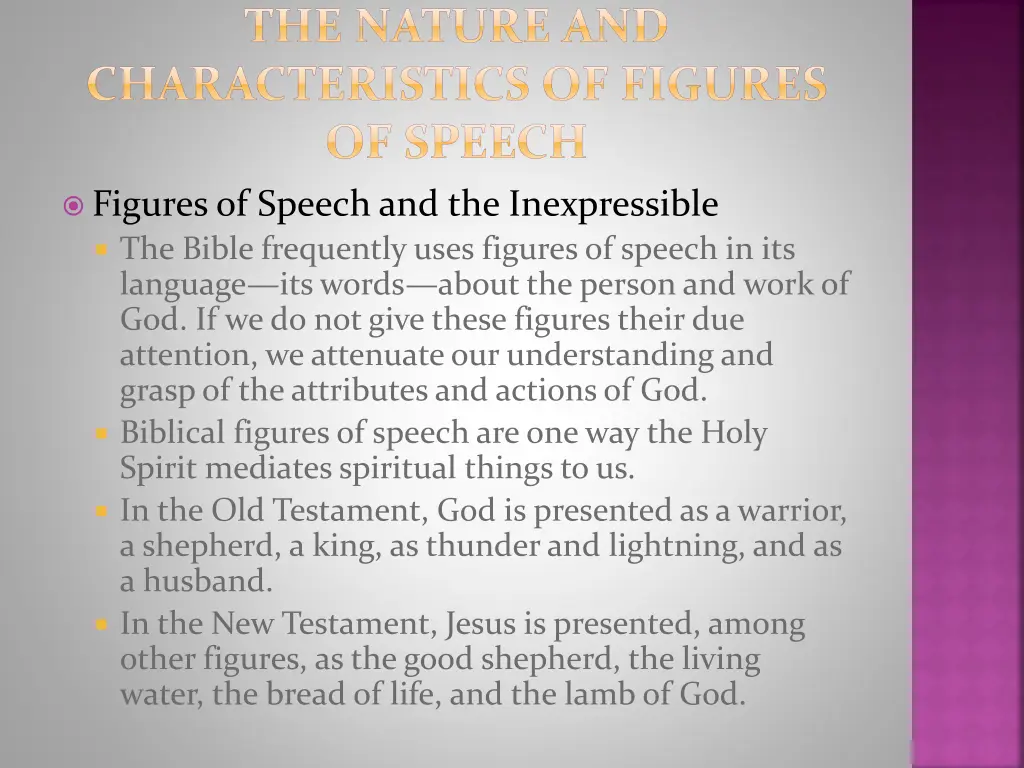 the nature and characteristics of figures 6