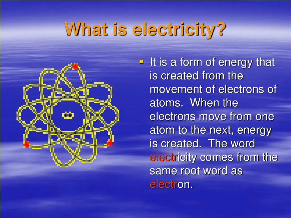 what is electricity
