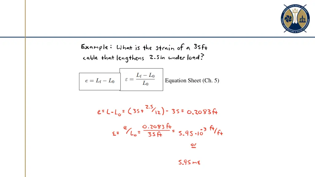 equation sheet ch 5