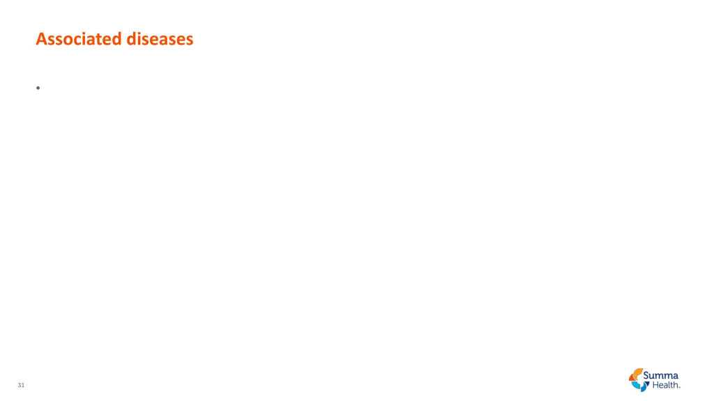 associated diseases