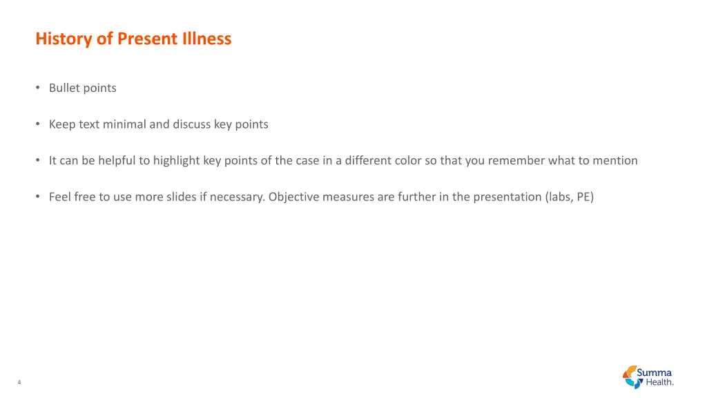 history of present illness 1
