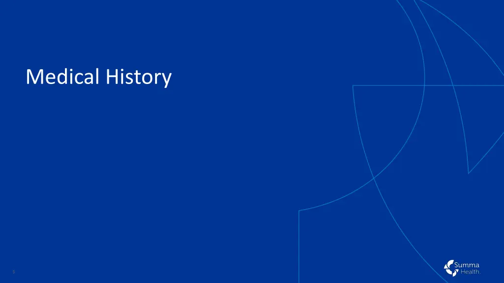 medical history