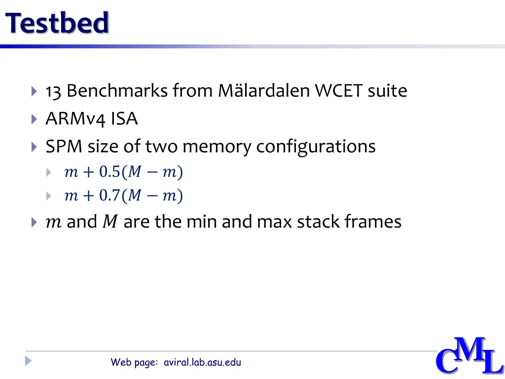 testbed