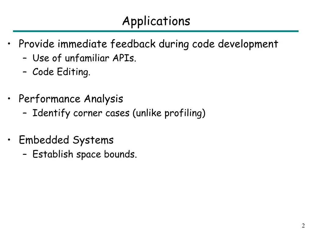 applications