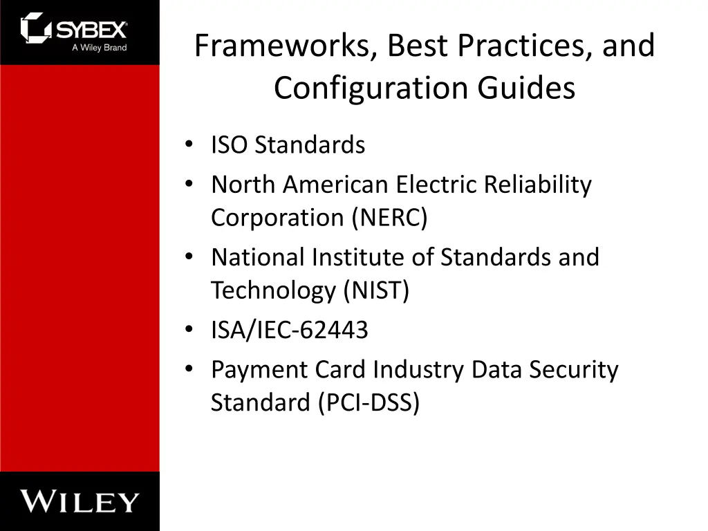 frameworks best practices and configuration guides