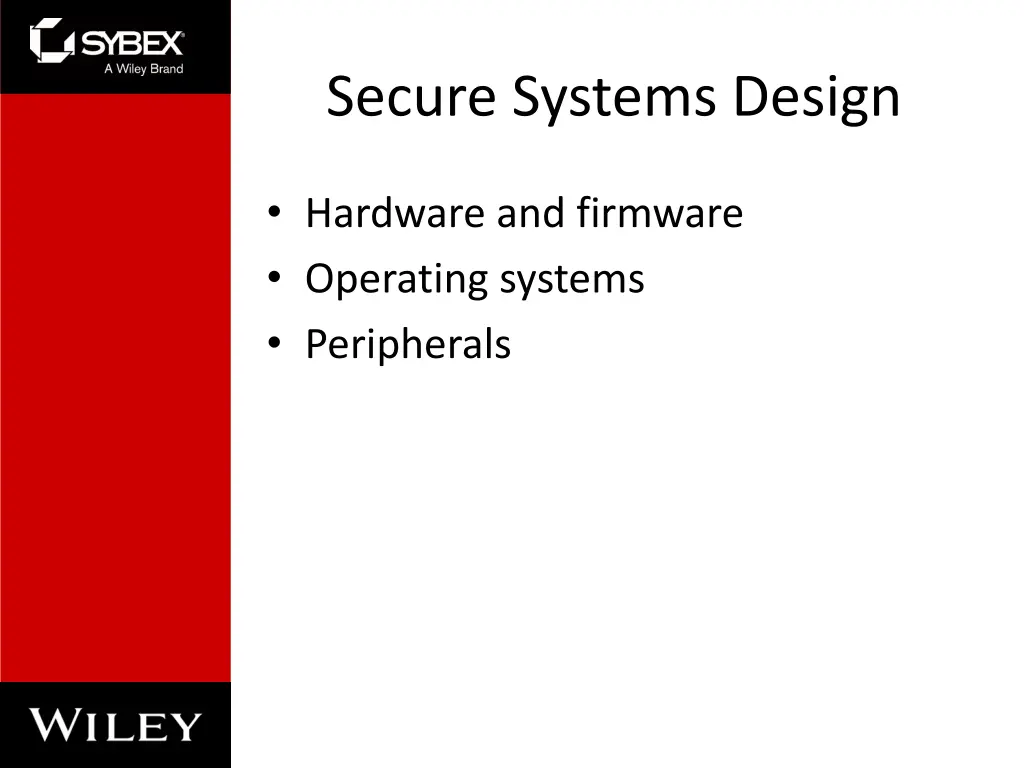 secure systems design