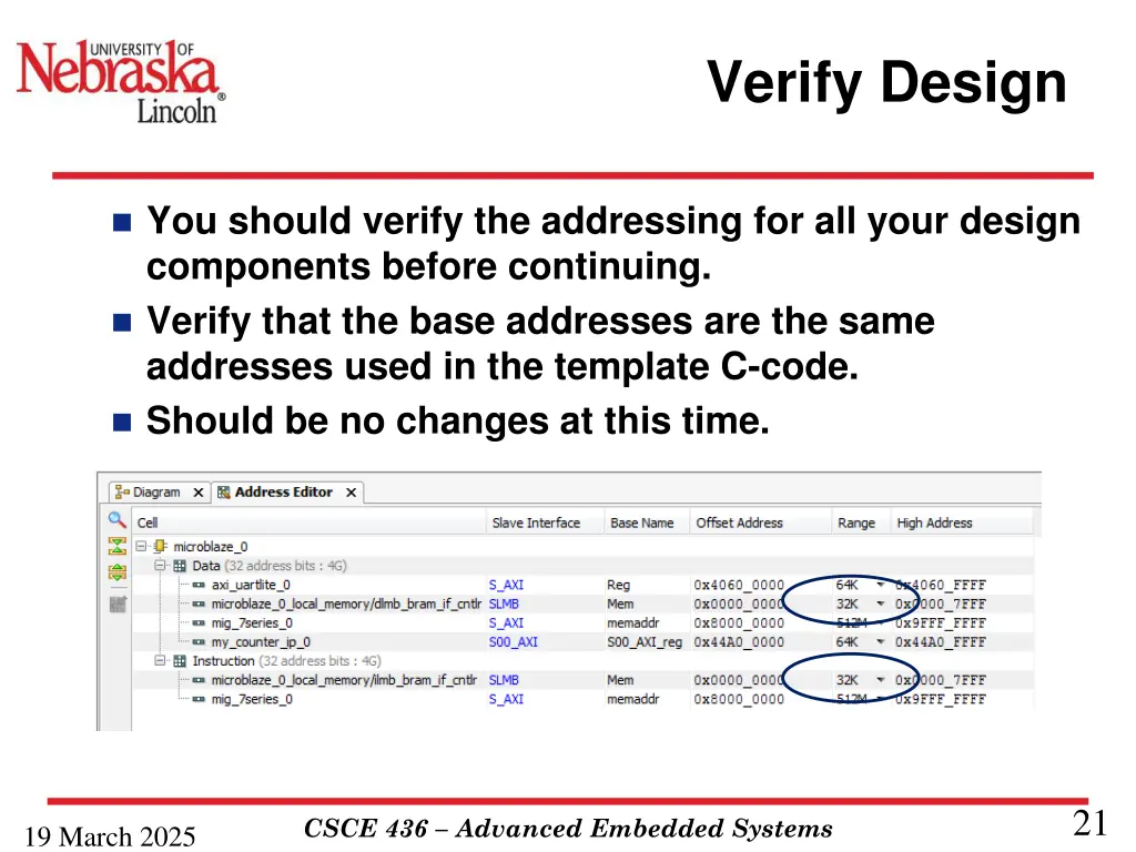 verify design 1