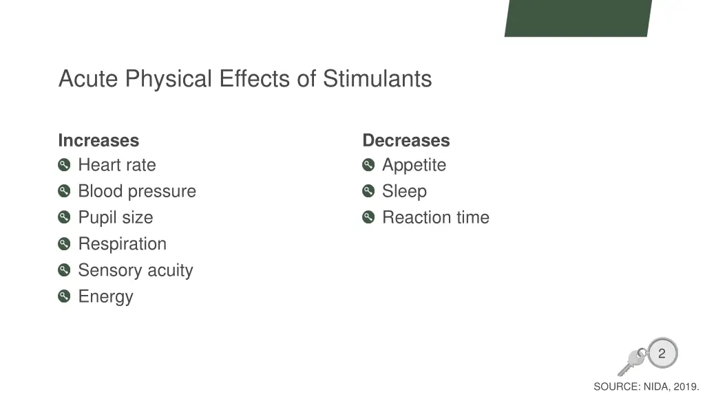 acute physical effects of stimulants