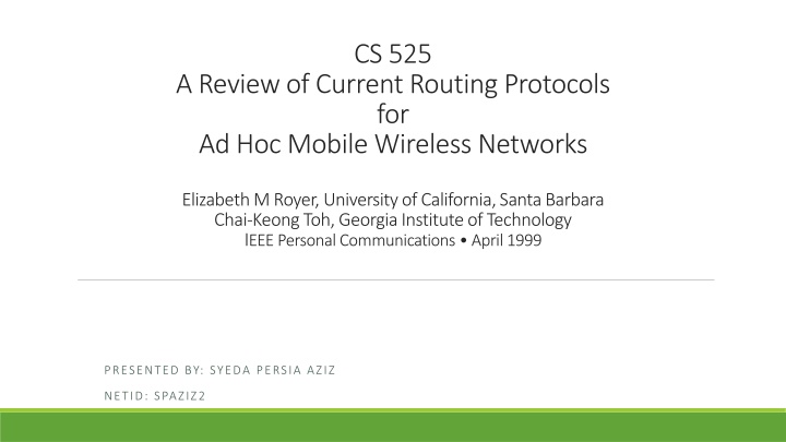 cs 525