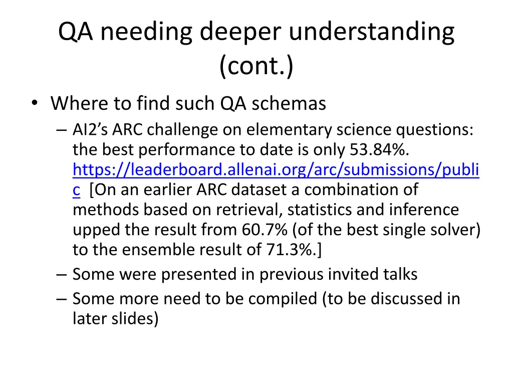 qa needing deeper understanding cont where
