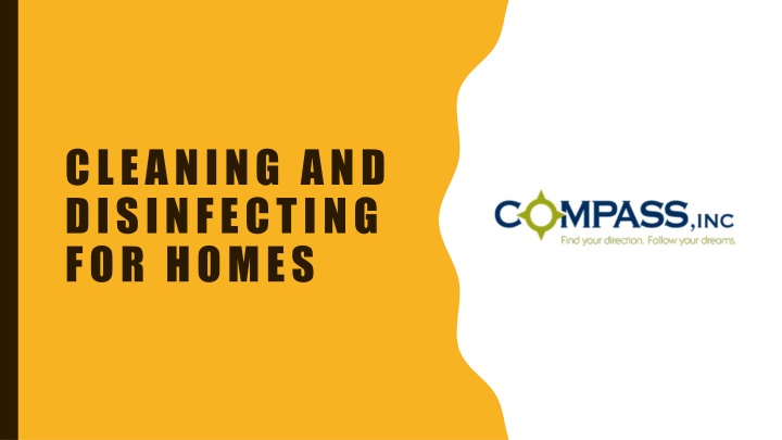 cleaning and disinfecting for homes