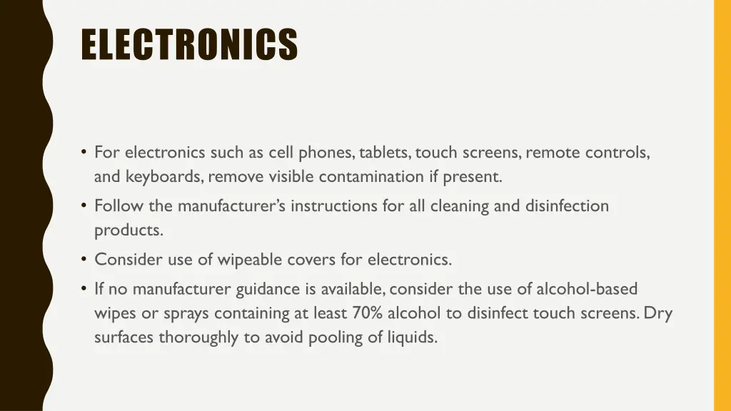 electronics