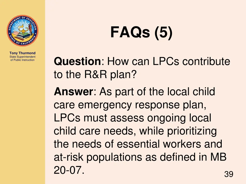 faqs 5