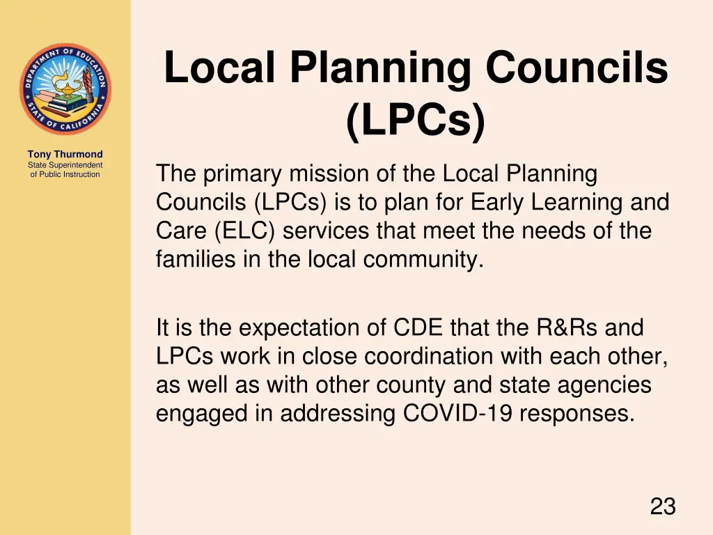 local planning councils lpcs