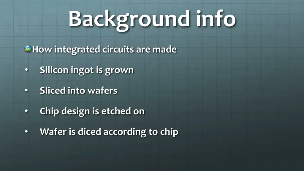 background info