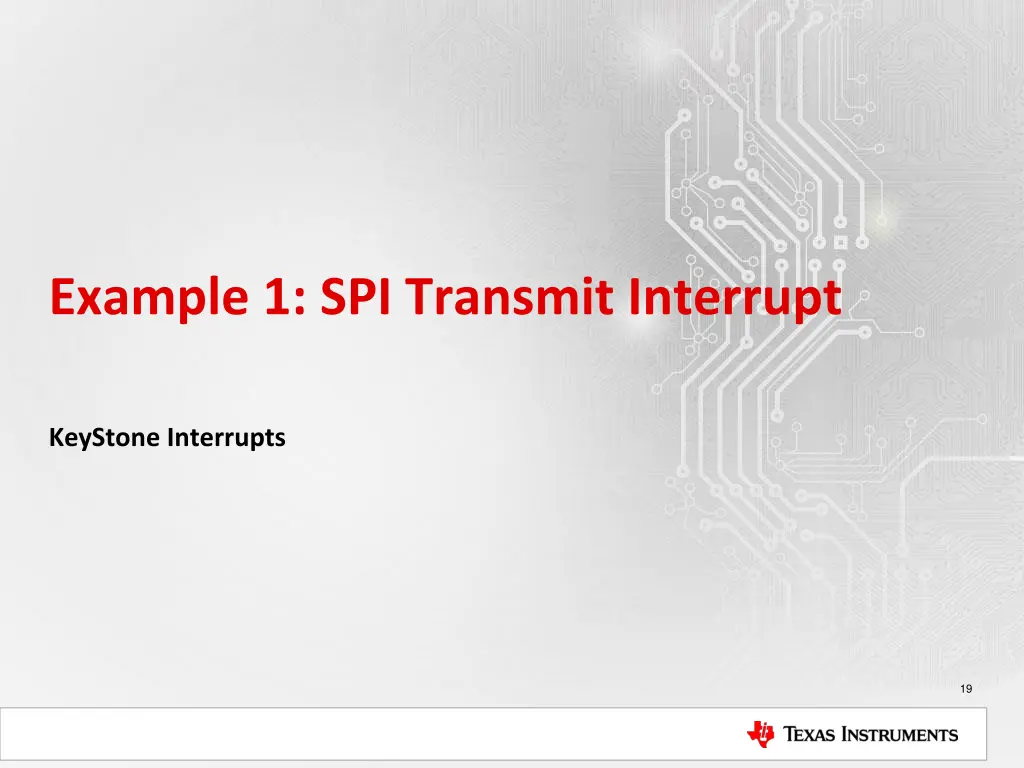 example 1 spi transmit interrupt