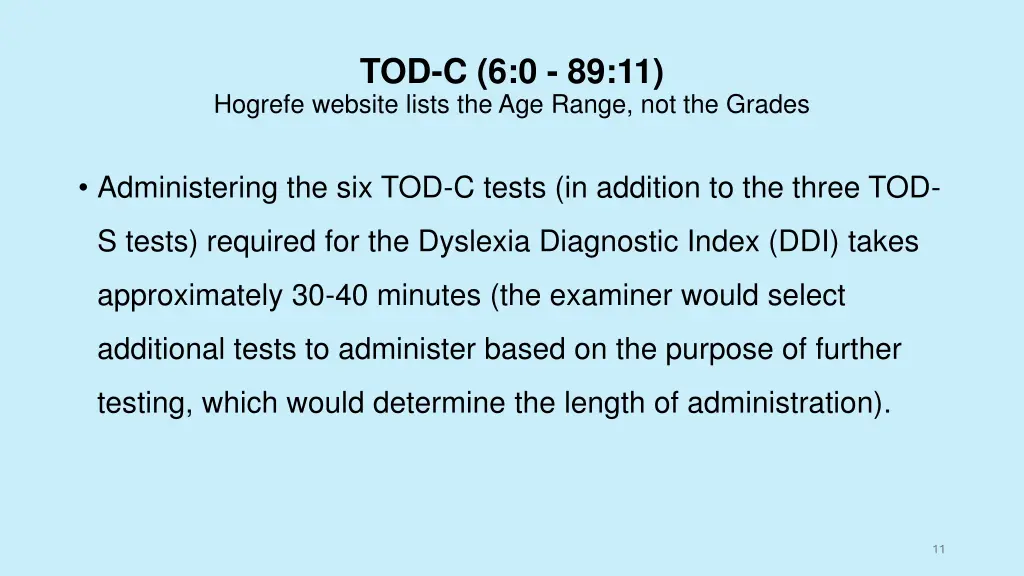 tod c 6 0 89 11 hogrefe website lists