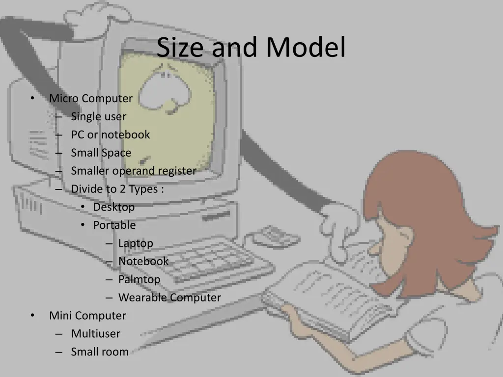 size and model