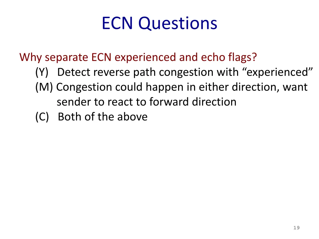ecn questions