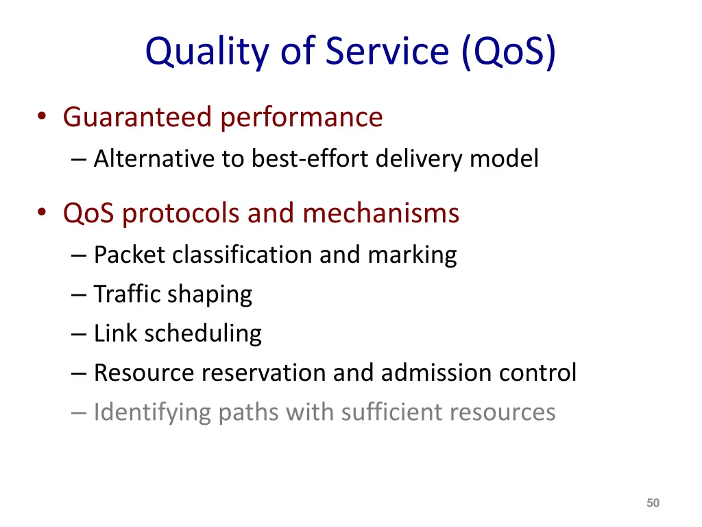 quality of service qos