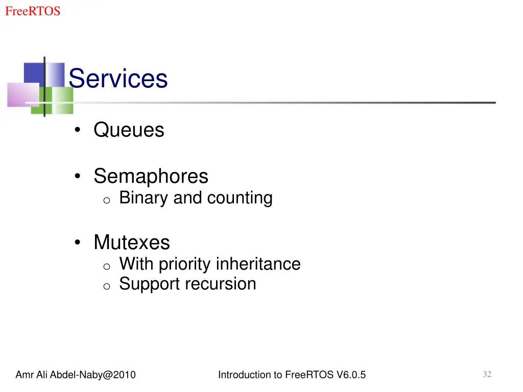 freertos 8
