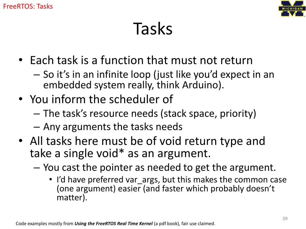 freertos tasks