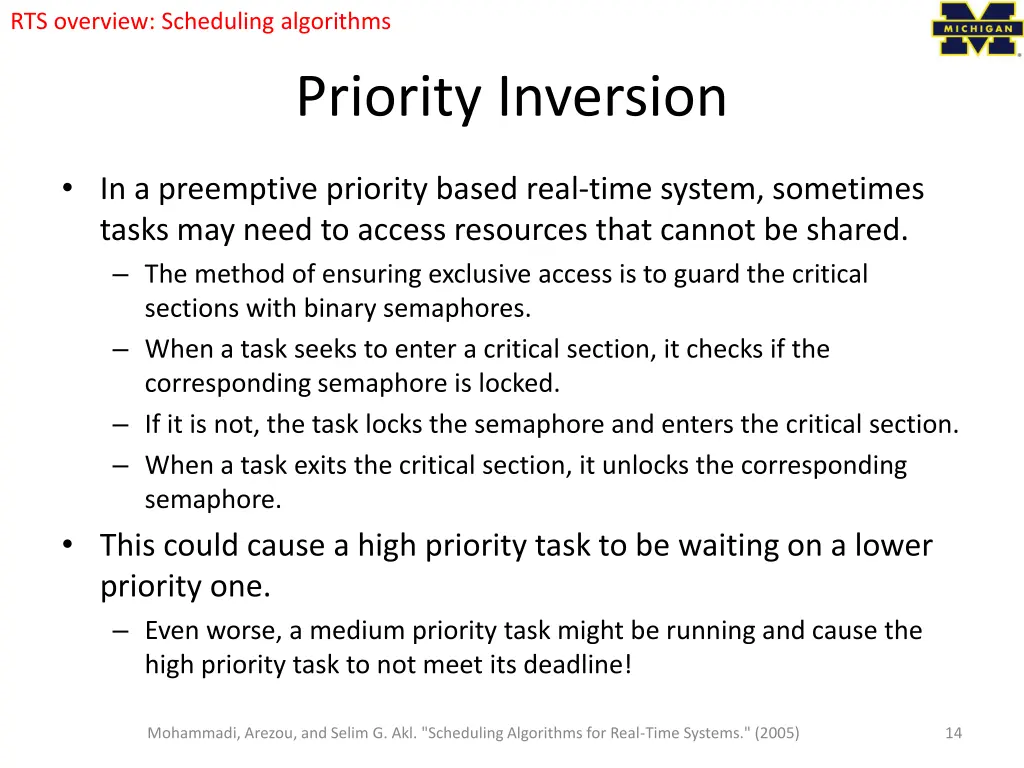 rts overview scheduling algorithms 4