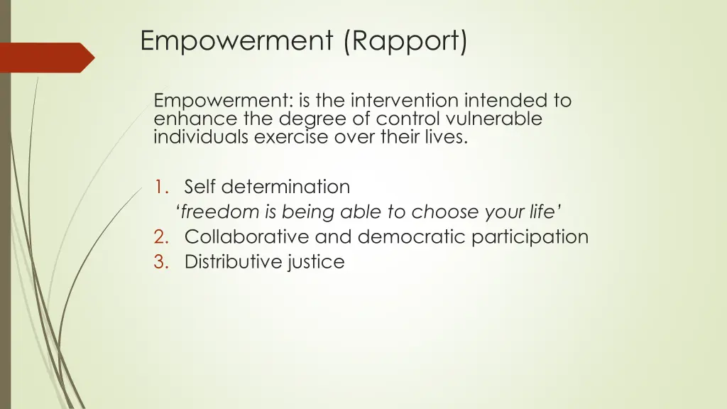 empowerment rapport