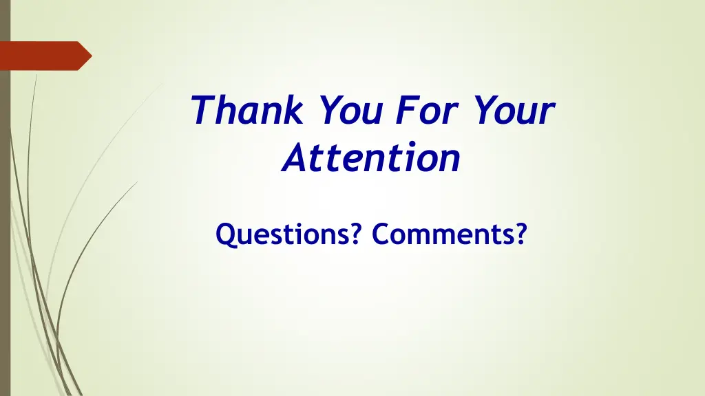 thank you for your attention