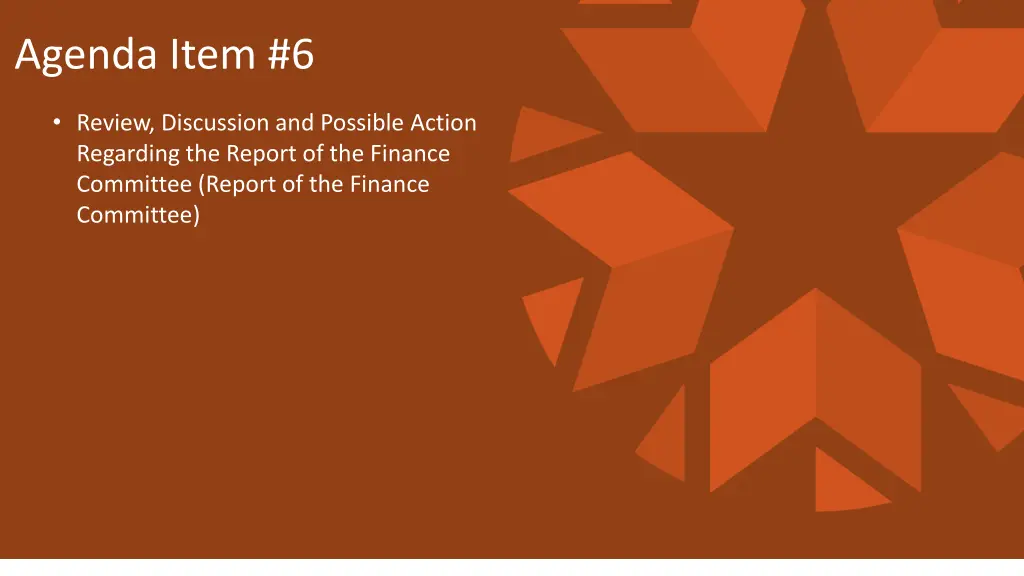 agenda item 6