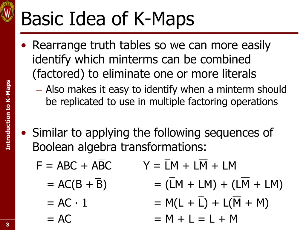 basic idea of k maps