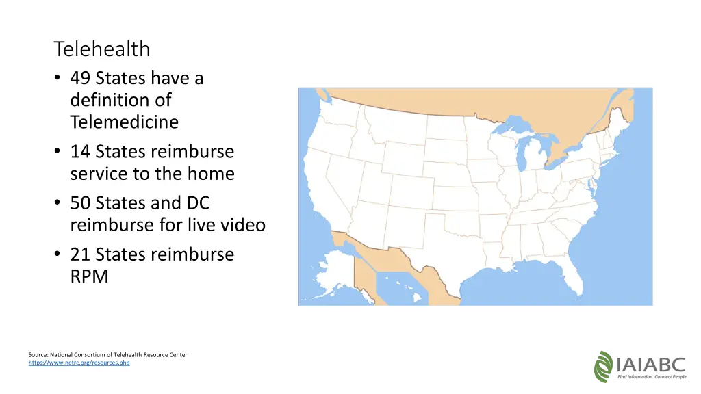 telehealth 49 states have a definition