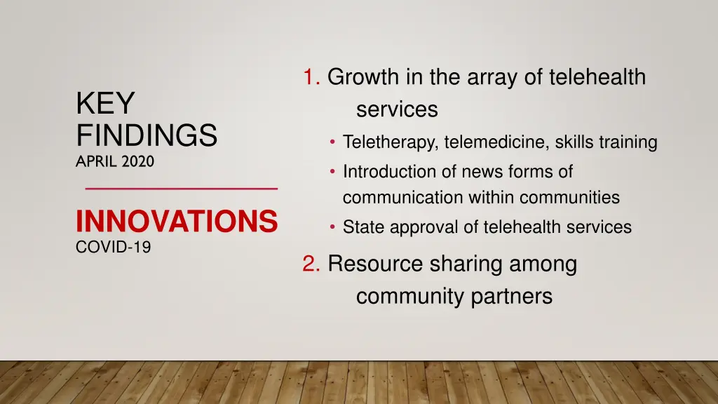 1 growth in the array of telehealth services