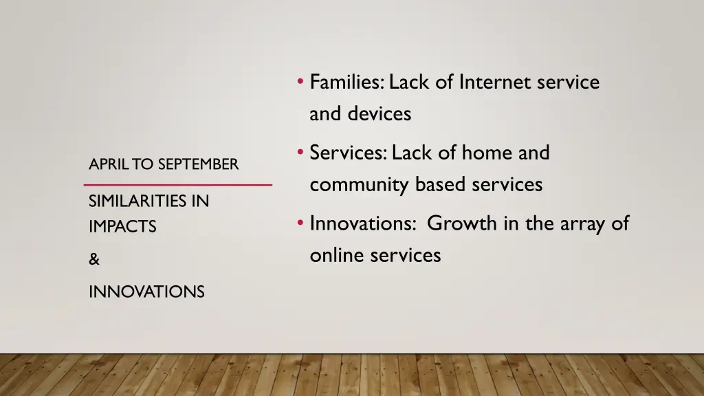 families lack of internet service and devices