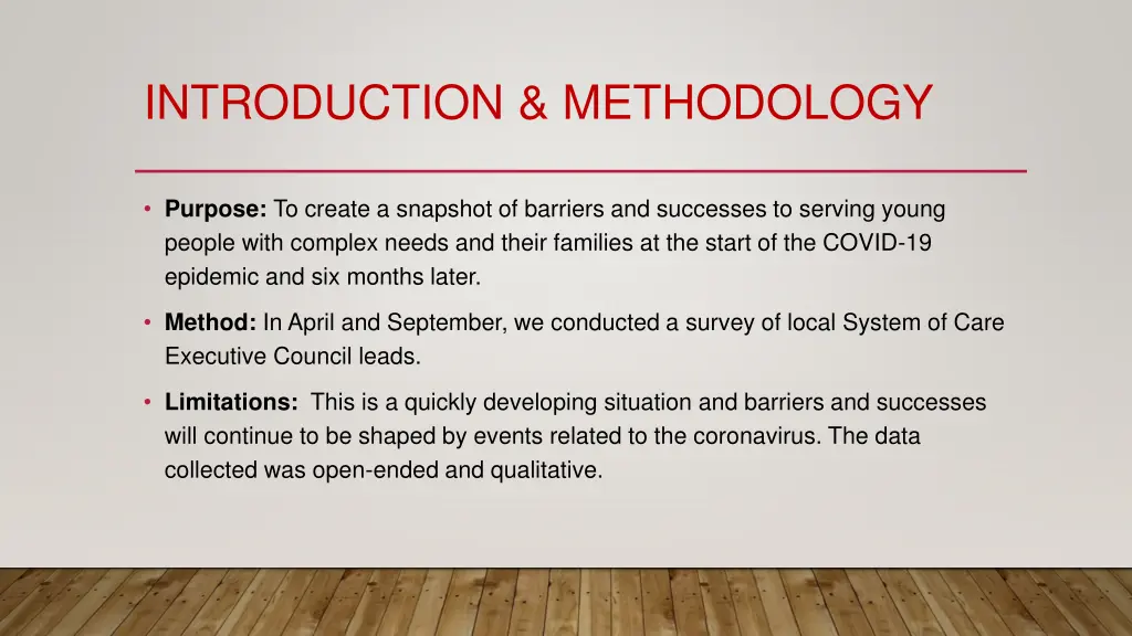 introduction methodology