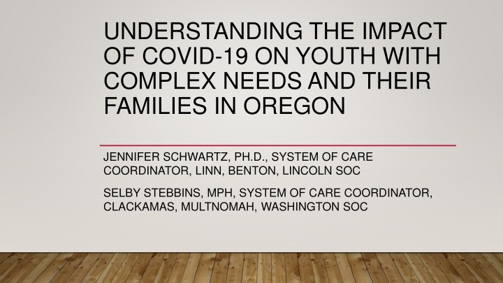 understanding the impact of covid 19 on youth