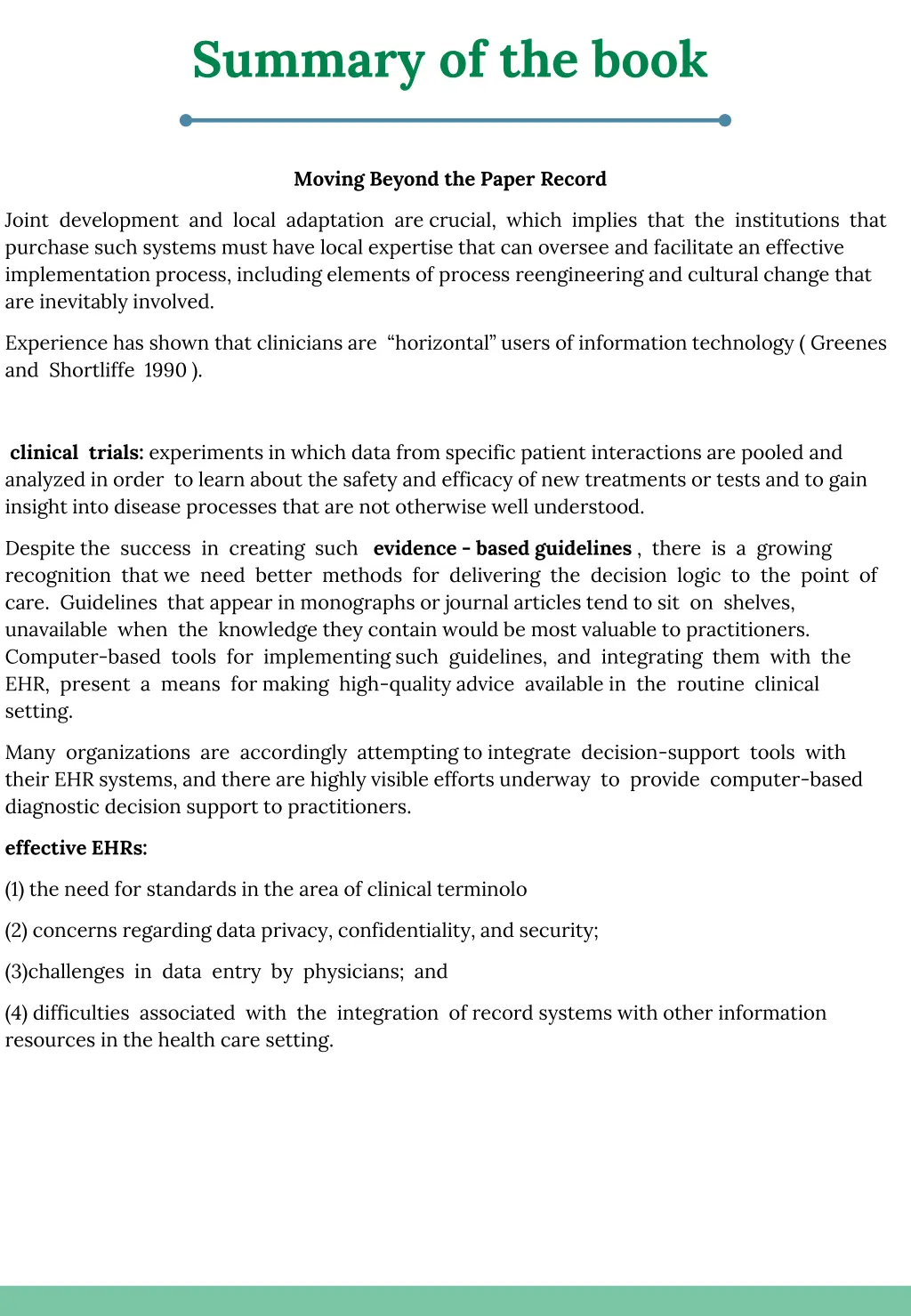 summary of the book 3