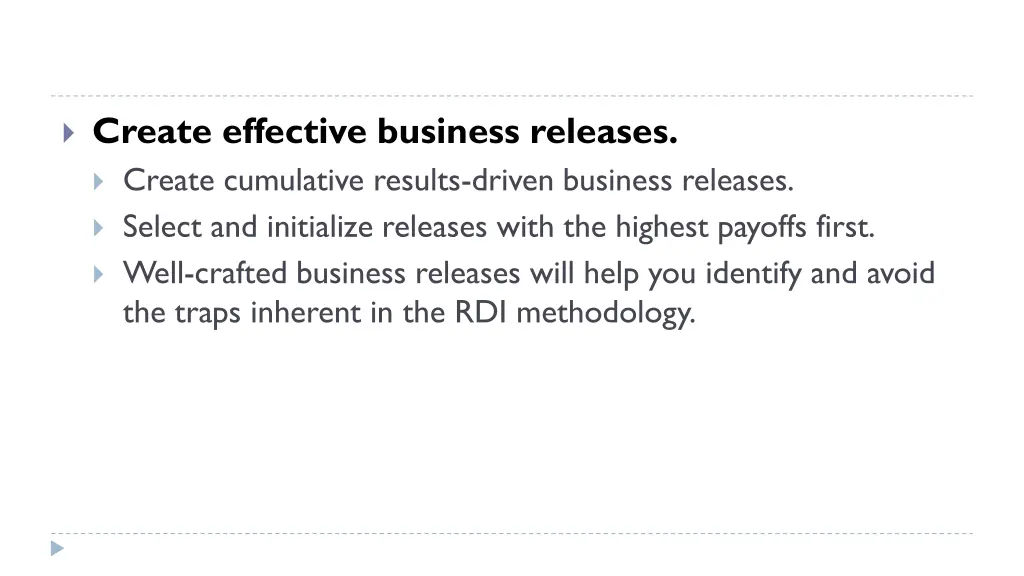 create effective business releases create