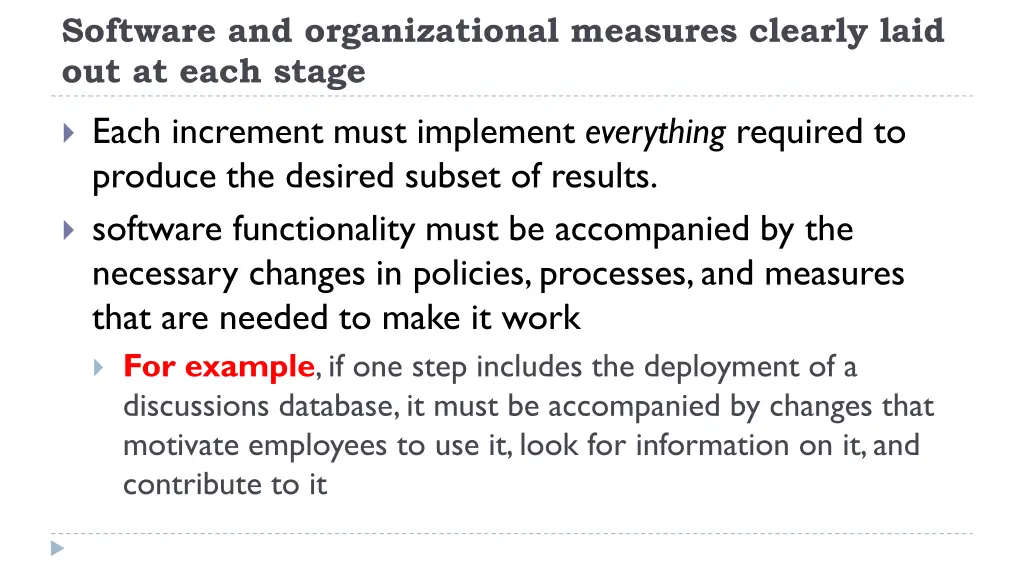 software and organizational measures clearly laid